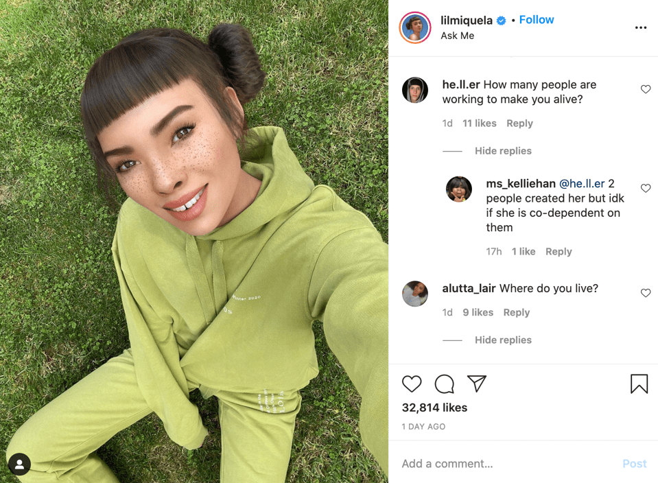 AI creator - Li Miquela