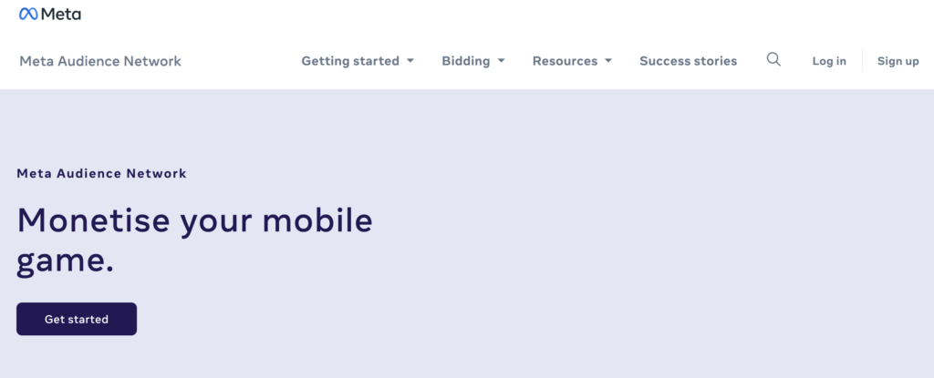 Facebook video ad network