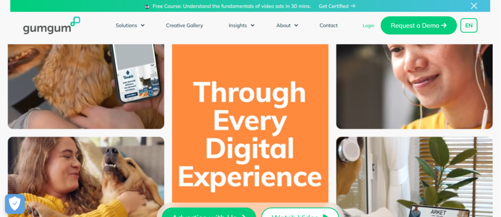 GumGum as one of the best contextual ad networks