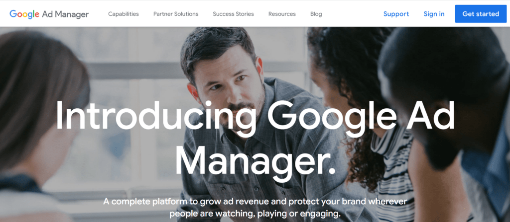 Google Ads Manager - top SSPs 