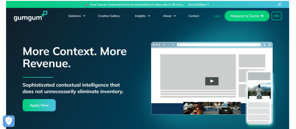 GumGum as one of the top SSPs