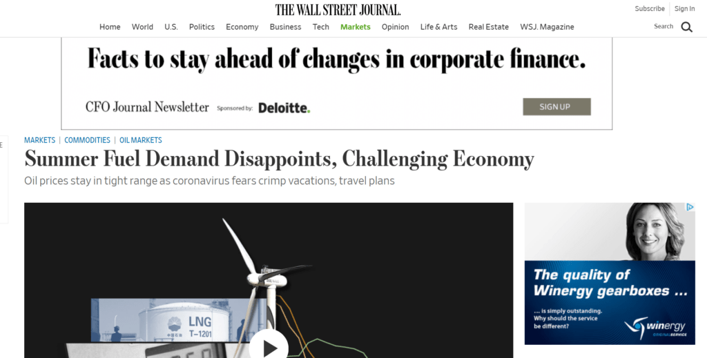 Contextual Advertising Example